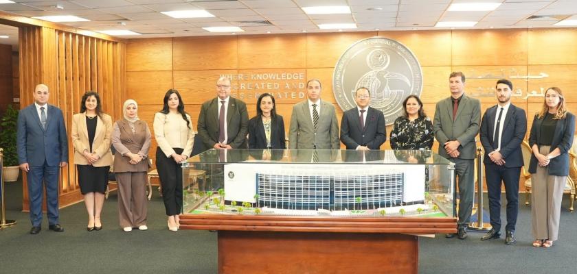 الهيئة العامة للرقابة المالية تستضيف وفدًا من لجنة تنظيم عمليات البورصة الجزائرية