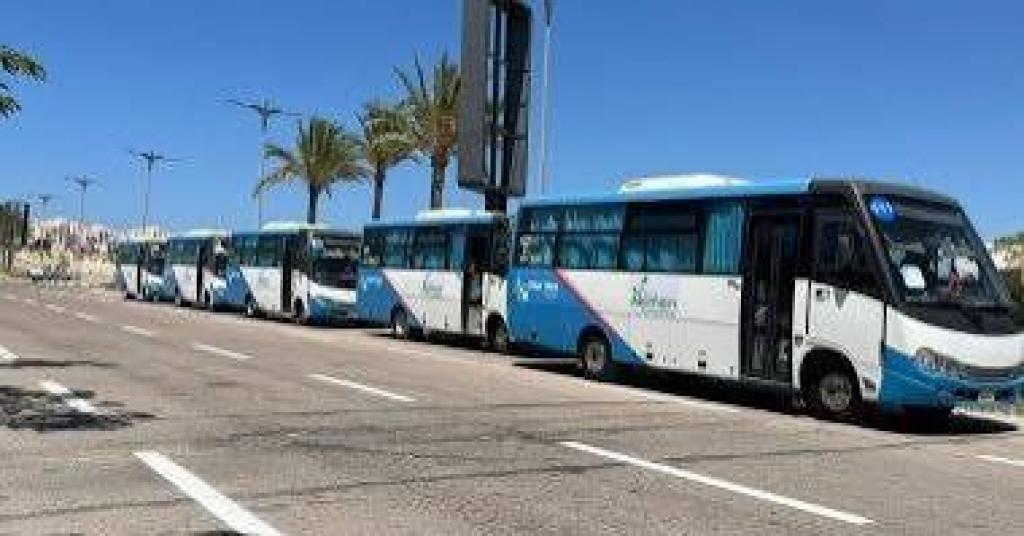 جهاز مدينة العلمين الجديدة يعلن تشغيل خط أتوبيس داخلي جديد يربط منطقة الإسكان بالطريق الساحلى