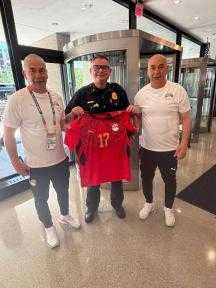 شرطة دالاس تعبر عن تقديرها لمنتخب مصر وتهنئه... شرطة دالاس تعبر عن تقديرها لمنتخب مصر وتهنئه بمناسبة الفوز على أستراليا