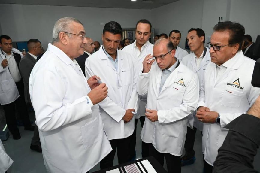 وزير الصناعة يشارك في فعاليات افتتاح مصنع شركة سبكترم للصناعات التشخيصية بالمنطقة الحرة العامة