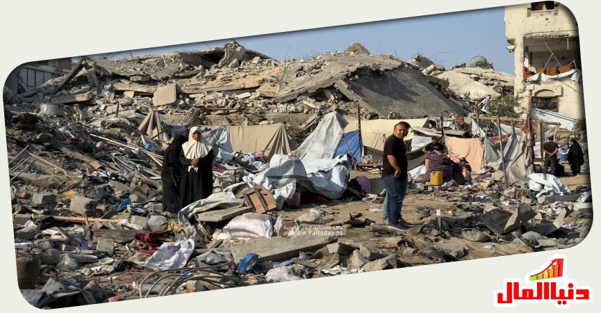 غزة بعد القصف الإسرائيلي 