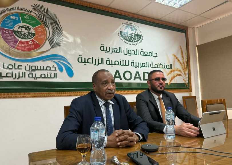 وزير الزراعة والثروة الحيوانية الليبي يزور المقر المؤقت للمنظمة العربية للتنمية الزراعية بالقاهرة ويبحث تعزيز التعاون المشترك