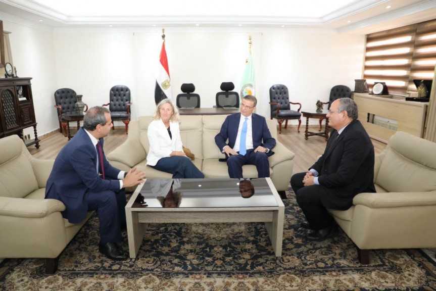 وزير الزراعة يتابع مع ”الوكالة الإيطالية” مستجدات المشروعات المشتركة وتقدم مشروع ”EU-KAFI”