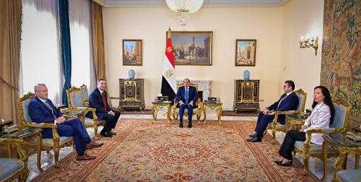 فخامة الرئيس السيسي يستقبل مدير وكالة الاستخبارات المركزية... فخامة الرئيس السيسي يستقبل مدير وكالة الاستخبارات المركزية الأمريكية بحضور الوزي رحسن رشاد