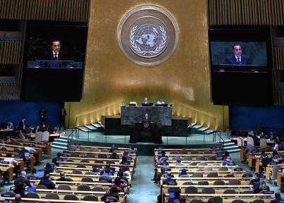 رئيس الوزراء يلقى بيان مصر أمام جلسة النقاش... رئيس الوزراء يلقى بيان مصر أمام جلسة النقاش العام للشق رفيع المستوى من أعمال الدورة العادية الحادية والثمانين للجمعية