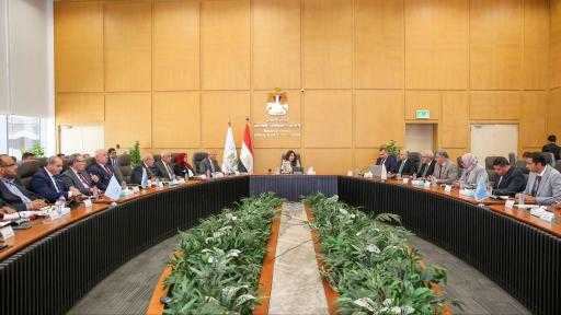 وزير الاتصالات المالي والسفير المالي بالقاهرة يزوران وكالة الفضاء المصرية