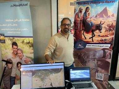 بتقنية الـ VR وبثمان لغات.. مصر المباركة تبهر... بتقنية الـ VR وبثمان لغات.. مصر المباركة تبهر أمريكا بمشروع مسار العائلة المقدسة وتخطف الأنظار في مهرجان مارمينا بستاتن آيلاند