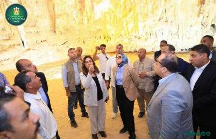 وزيرة التنمية المحلية والبيئة إعلان كهف الجارة بالوادي... وزيرة التنمية المحلية والبيئة إعلان كهف الجارة بالوادي الجديد محمية طبيعية