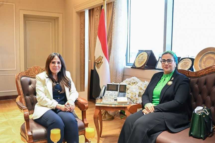 وزيرة الإسكان تبحث مع رئيسة المجلس القومي للمرأة تعزيز التعاون المشترك